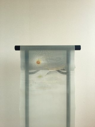 紗 千鳥 流水 名古屋帯 開き仕立て - メルカリ