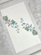 画像5: 新古駒絽利休白茶色地九寸染帯＊野葡萄（未仕立） (5)